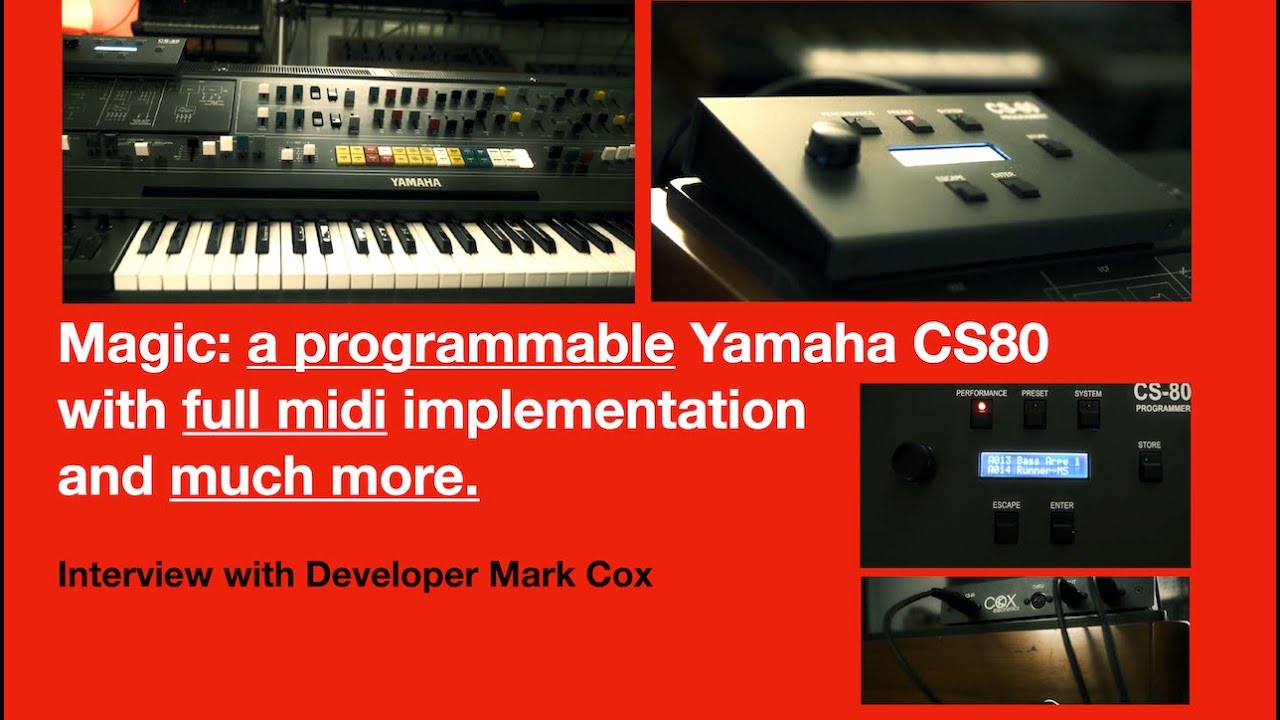 A CS80 with Midi and Much More, this is the story of the man who did it.
