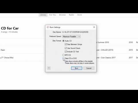 How To Burn a CD with iTunes