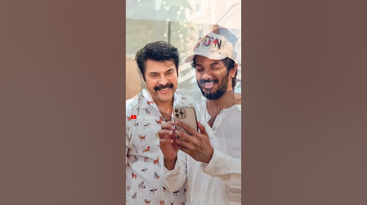 മമ്മൂട്ടിയും ദുൽഖറും 💞| Lovely Father & Son | Mammootty  & Dulquer💞 | Father's Love 💞