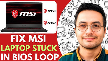 Fix MSI Laptop Stuck In Bios Loop - 2026 (Step by Step)