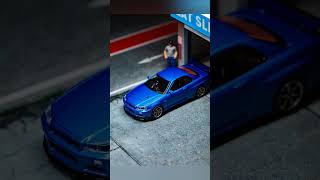Nissan R34 1/64 #164 #hotwheels #minigt #diecast #diorama #inno64 #error404 #tarmacworks
