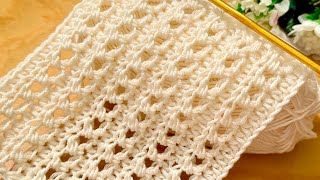 SUPER EASY & FAST Crochet Pattern for Beginners! ❤️ LOVELY Crochet Stitch for Baby Blanket & bag