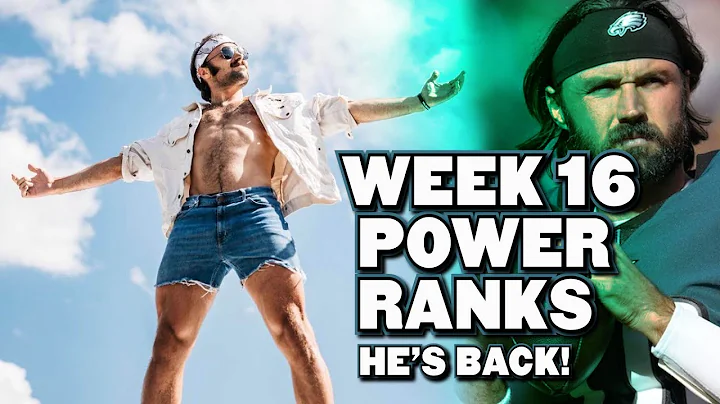 Super Honest NFL Power Rankings: Week 16