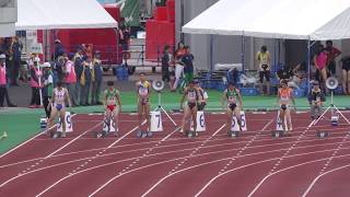 20171007 えひめ国体 成年女子 100ｍ予選3組