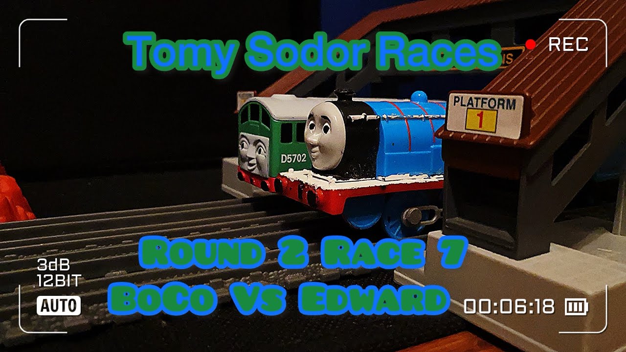 Boco Edward Tomy Sodor Races | Round 2 Race 7 | BoCo Vs Edward - YouTube