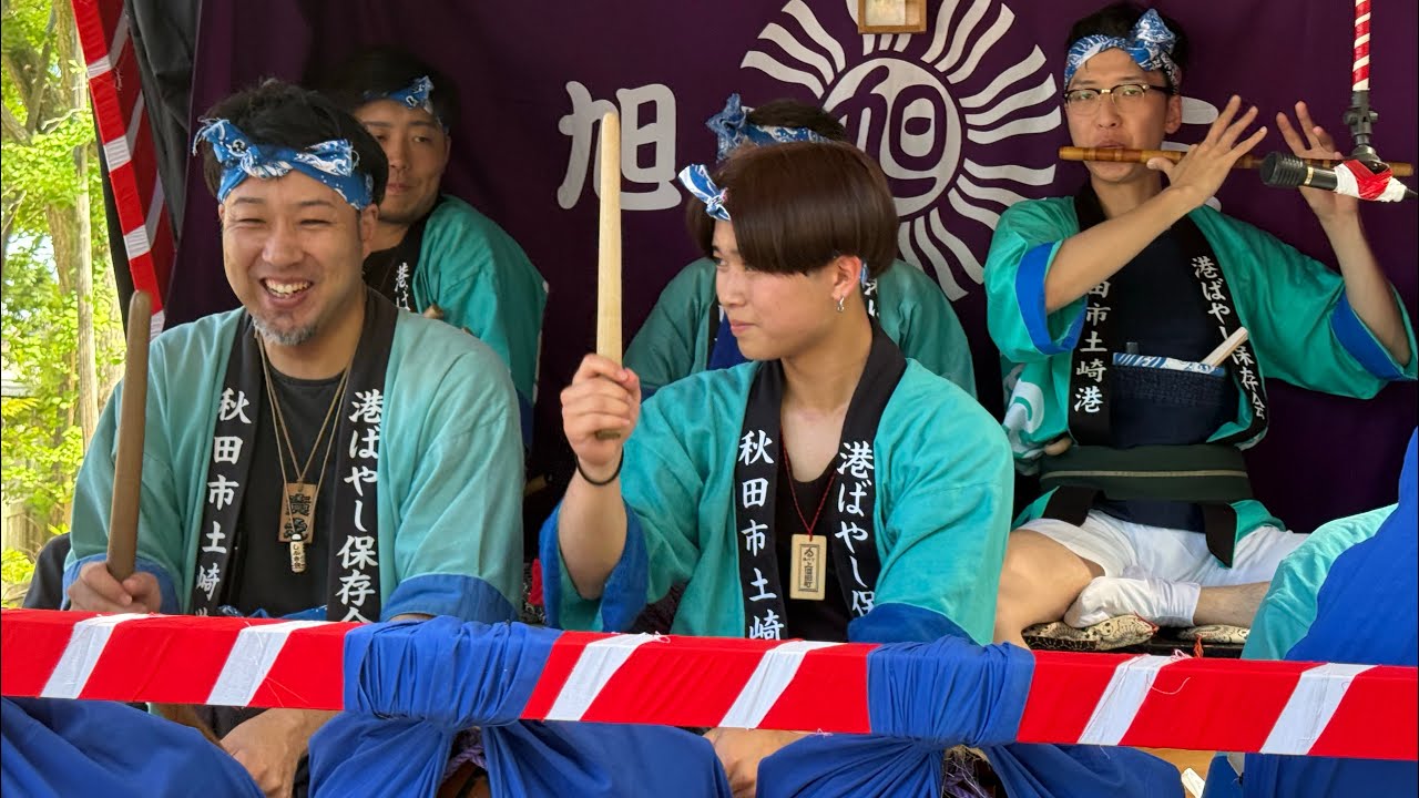 2025年土崎港曳山祭り 旭町三区 寄せ太鼓