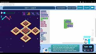 ICode Hackathon Unit 1 Level 5 Using Nested Repeat