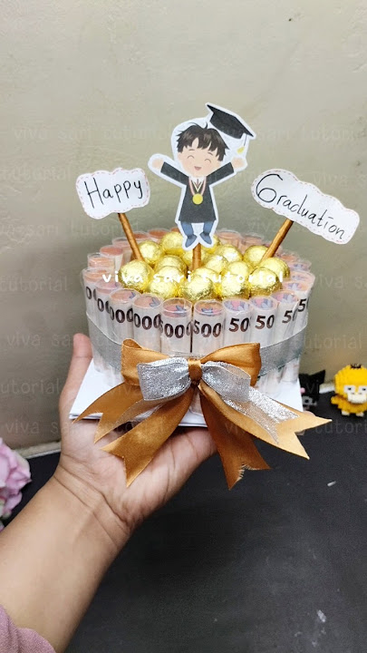 money cake ide kado wisuda yang unik #idekadounik #idekadowisuda #moneycake #graduationgifts #gift