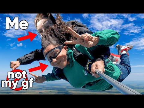 I Took His Girlfriend Skydiving and He Had NO IDEA!