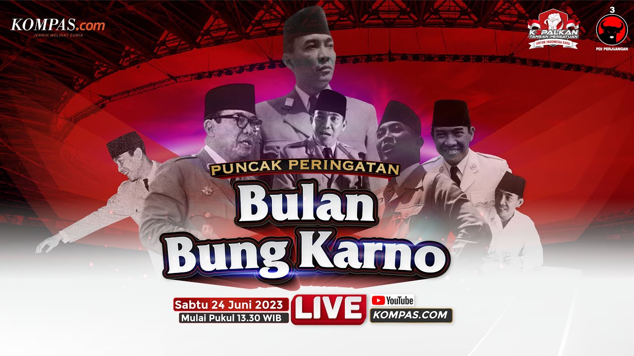 LIVE - Puncak Peringatan Bulan Bung Karno - YouTube