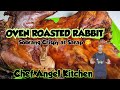 ROASTED RABBIT USING OVEN / ROASTED RABBIT RECIPE @chefangelkitchen