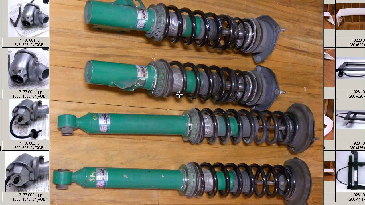TEIN SUPER STREET DAMPER S14 シルビア S15 にも Tein super street coilovers silvia S14 S15 - YouTube