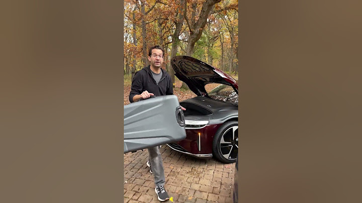 The 2024 Lucid Air has more room for junk in your frunk!  #automobile