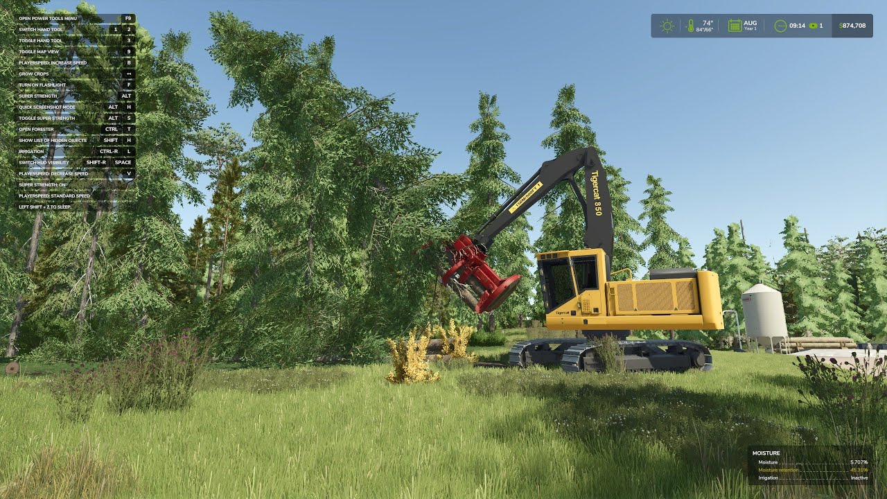 FS25 Logging with FDR mods - YouTube