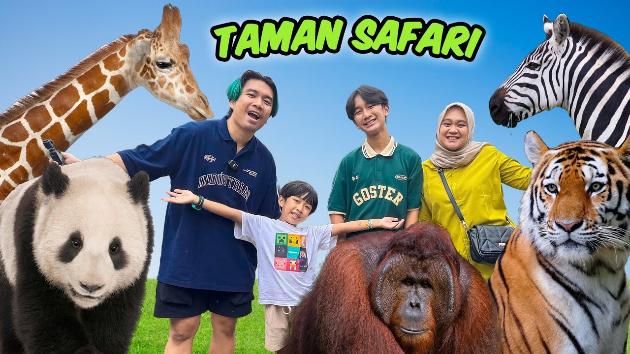 MENCARI 5 HEWAN PALING LANGKA DI TAMAN SAFARI BOGOR - Keluarga Ziyan