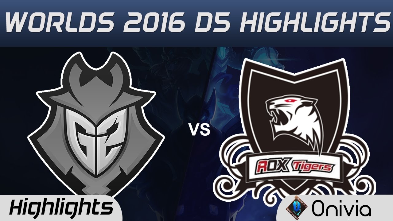 G2 vs ROX Highlights Worlds 2016 D5 G2 Esports vs ROX Tigers