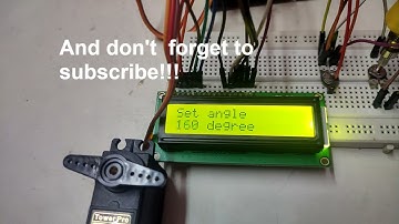 Servo motor with LCD || Understand Arduino Code || Arduino Tutorials ||23