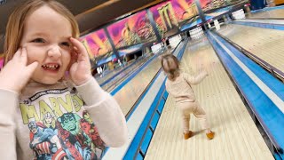 BOWLiNG BABY NAVEY!!  Family Day together before our Vacation to ______! and cooking with Dad movie