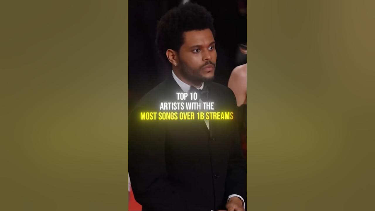 Top 10 Artists with the Most Songs over 1 Billion streams on Spotify ππΆ #shorts #top10 #music #song Top 10 Artists with the Most Songs over 1 Billion streams on Spotify ππΆ #shorts #top10 #music #song