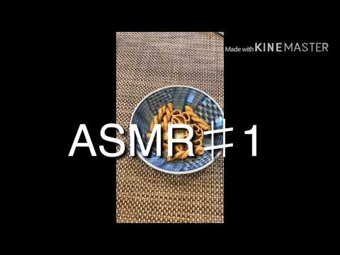 ASMR♯1  パスタスナック、氷、バーベキュー味スナック、コーン味スナック、ハート型チョコ　咀嚼音|ASMR