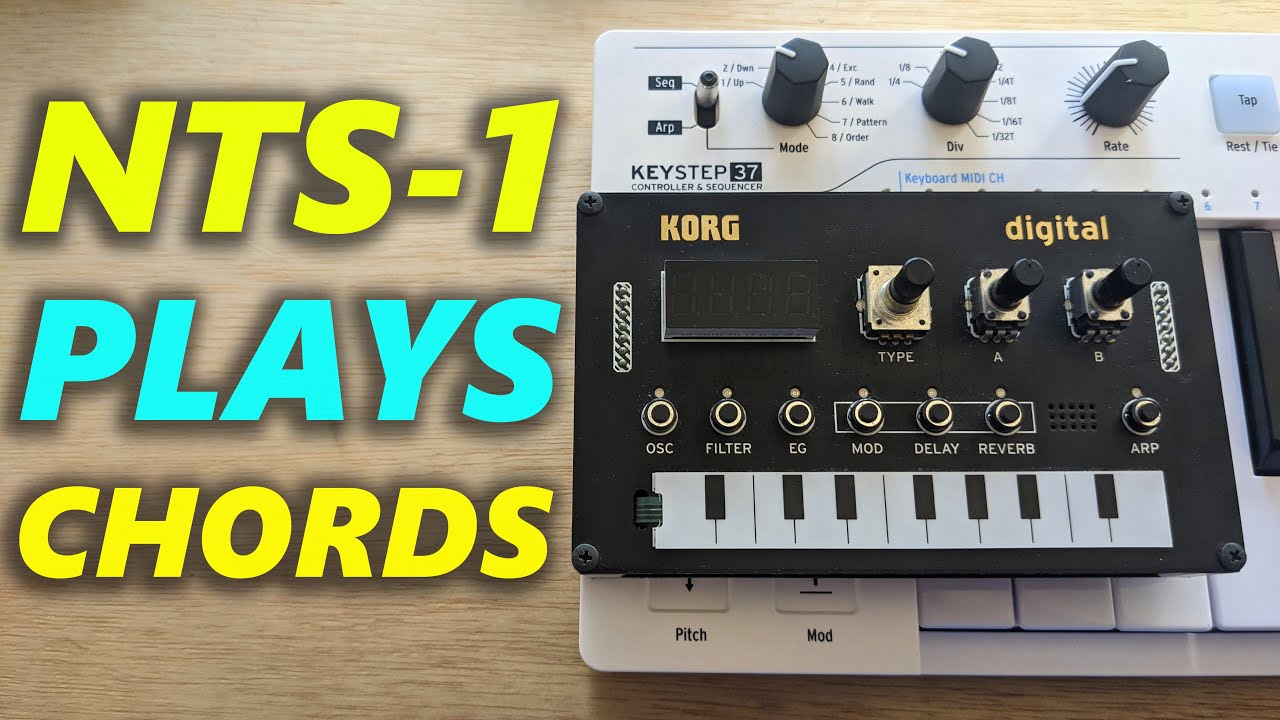 NTS-1 Works GREAT with Keystep 37 Chord Mode! - YouTube