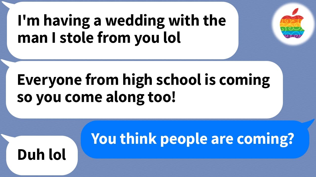 【Apple】 Уведя моего парня, эта девчонка приглашает меня на свою свадьбу...