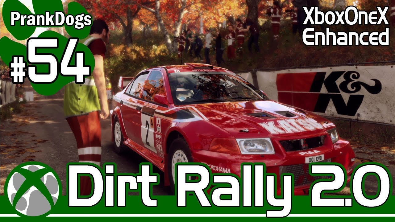 #54【Dirt Rally 2.0 on Xbox One】雪に比べて限界が高い分、もっさり【大型犬の実況】【パッドで頑張る】 乗り物博物館