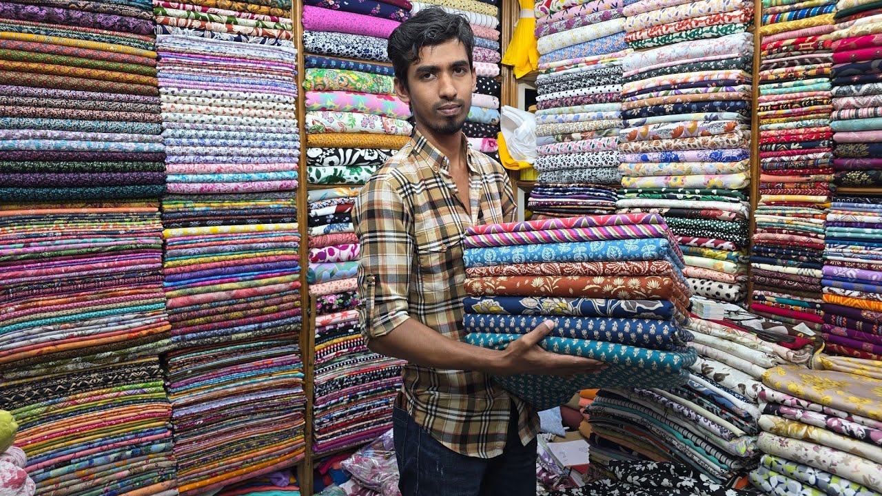 জয়পুরী,মাইশা কটন,চায়না লিলেন,থাই কটন,কোরিয়ান কটন,মসলিন কটন,জাফরানের গজ কাপড় কিনুন সবচেয়ে কম দামে।