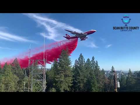 Boeing 747 Global Super Tanker Fire Retardant Drop