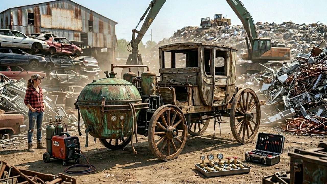 Cugnot Steam Wagon 1769 Full Restoration | ASMR Car Restoration