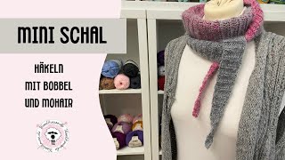 Mini-Schal / ähnlich der Kreation von Caros Fummelei  / kleinen Schal häkeln / Trend