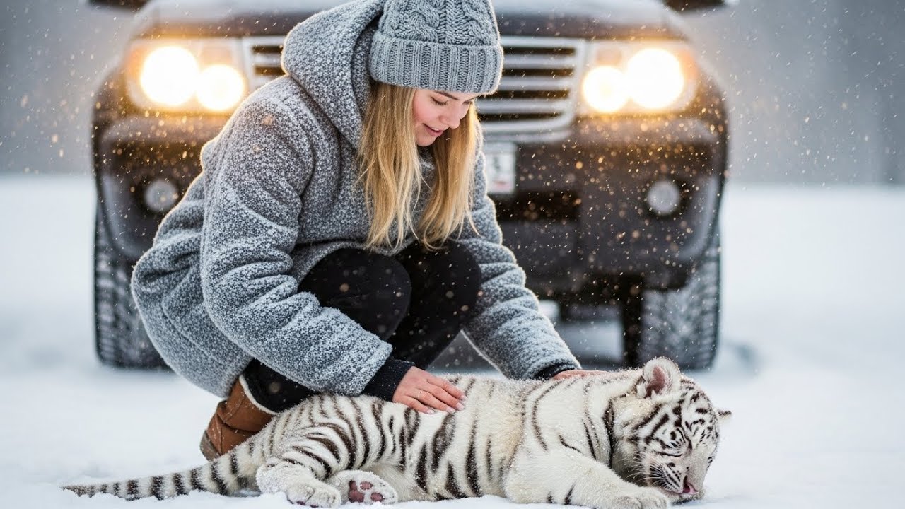 She looked Tiny White Tiger Cub Who Survived the Blizzard — What Happened Next Changed Everything