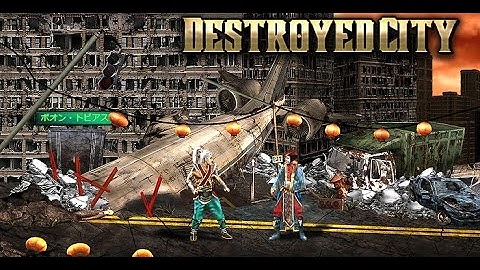 Mortal Kombat X - Destroyed City (Para MUGEN) Stage HR  | By RU Design 💎