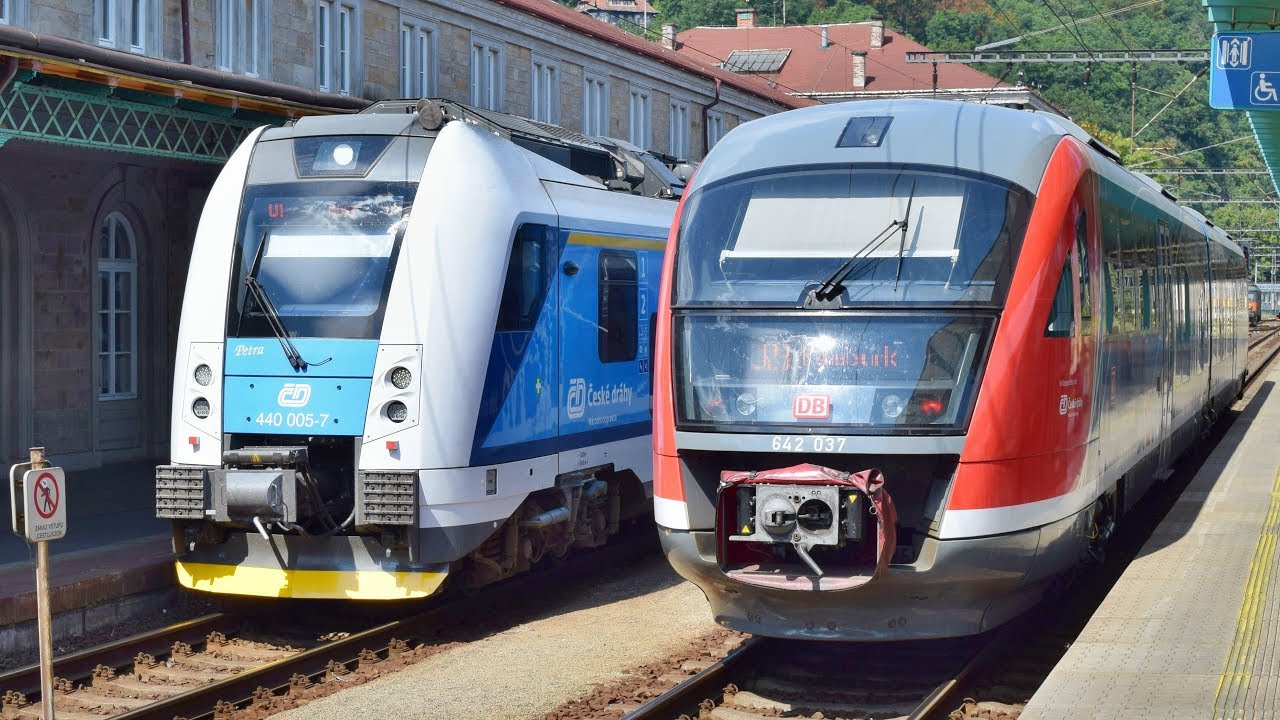 Vlaky Děčín hlavní nádraží ● 30.07.2018
