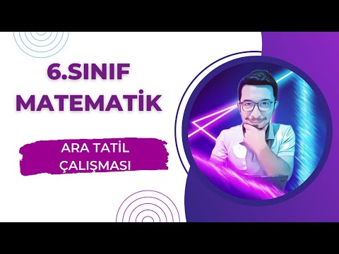 Kasım Ara Tatil Çalışması (6.Sınıf)