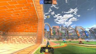 Rocket League - Backwards Epic Save [Slow Mo]