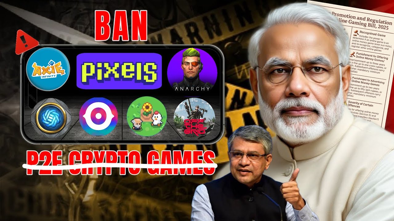PLAY TO EARN CRYPTO NFT GAMES BAN IN ONLINE REGULATIONS BILL 2025 ?