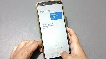 poco x5 pro 5g Text size setting, how to change font size, poco phone change font style