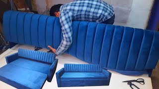 How To Make 2 Fold Sofa Cum bed| 2 Fold Sofa come Bed || How To Build 2 fold sofa cumbed