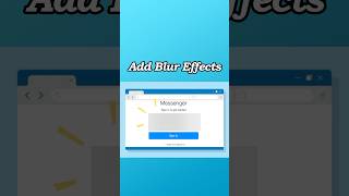 How to Add Blur Effects #blur #blureffect