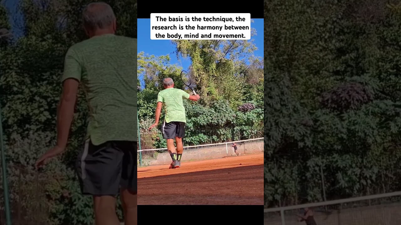 amateur tennis, with professional training 