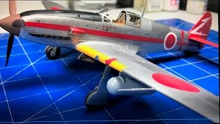 Building the Tamiya Kawasaki KI 61 HIEN TONY IN NATURAL METAL