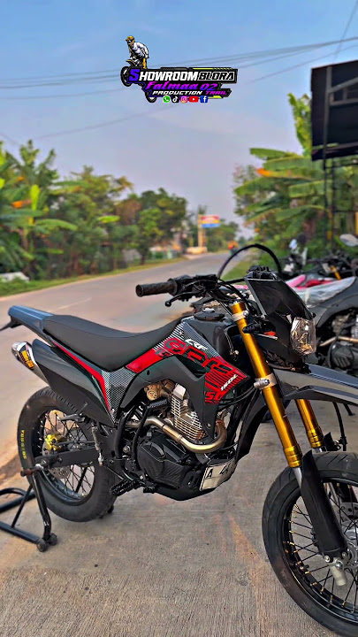 Kalau mau request decal ori seperti ini juga bisa😍#falmaa02 #fyp #crfcustom #supermoto #blora