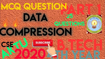 #DataCompression#Mcq#Aktu#Dcmcqquestion Data compression MCQ question for aktu final year student