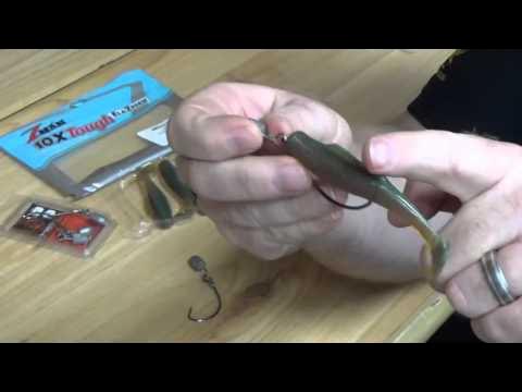 Rigging Berkley Soft Plastics with Worm Hooks 