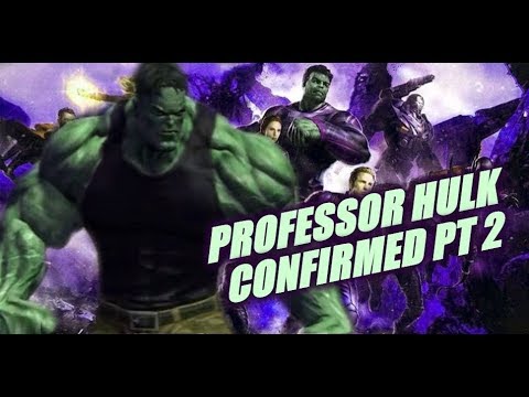 Avengers 4 Concept Art Professor Hulk Confirmed Pt 2 Youtube