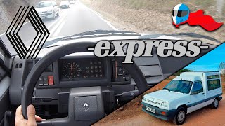 1994 Renault Express 1.9D (47kW) POV 4K [Test Drive Hero] #43 ACCELERATION, ELASTICITY & DEATH TRAP