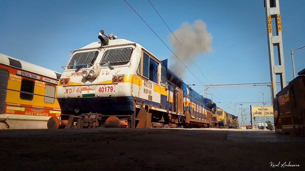 Cranking Up Sabarmati WDP4D 40179!!