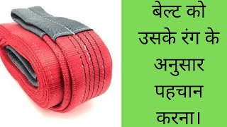 How to calculate web sling Capacity #belt