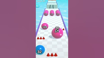 BALL RUN 2048 GAMEPLAY 🤩 LEVEL #21 #23 🎱